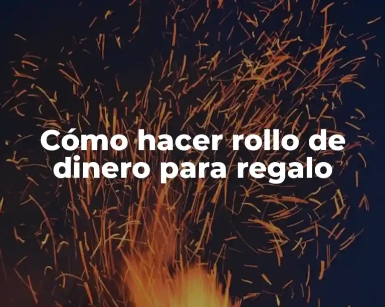 Cómo hacer rollo de dinero para regalo