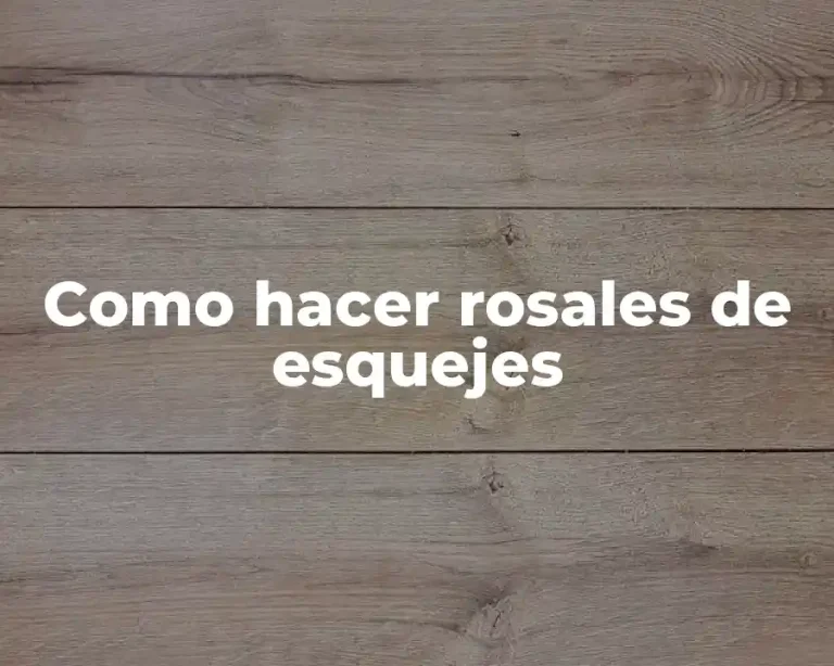 Como hacer rosales de esquejes