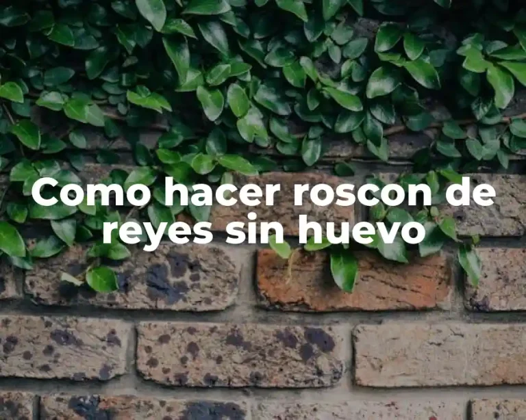 Como hacer roscon de reyes sin huevo