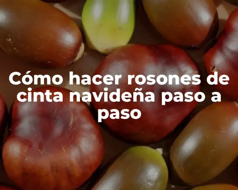 Cómo hacer rosones de cinta navideña paso a paso