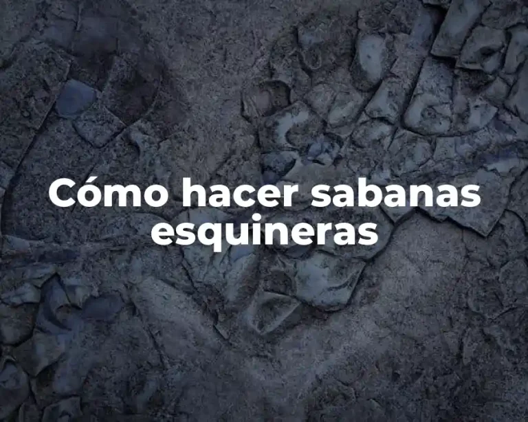 Cómo hacer sabanas esquineras