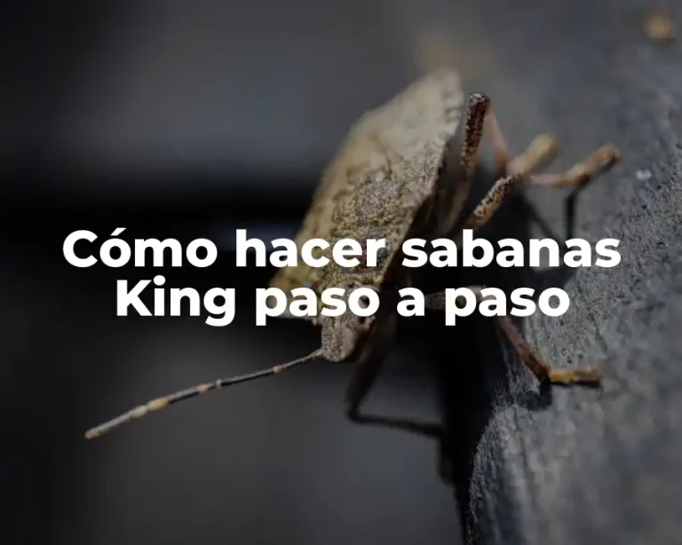 Cómo hacer sabanas King paso a paso