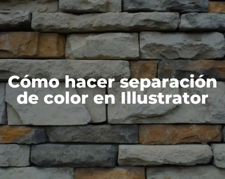 Cómo hacer separación de color en Illustrator