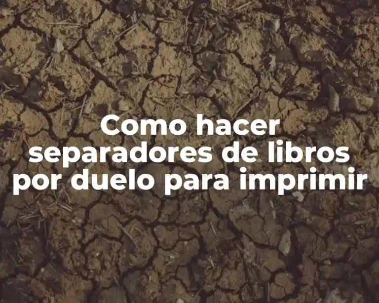 Como hacer separadores de libros por duelo para imprimir