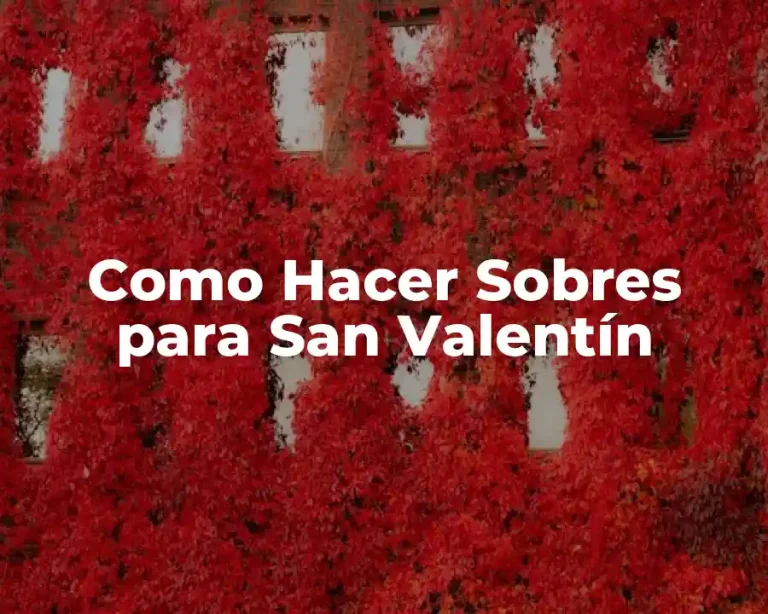 Como Hacer Sobres para San Valentín