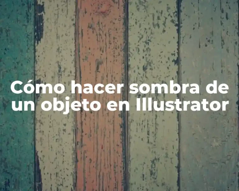 Cómo hacer sombra de un objeto en Illustrator