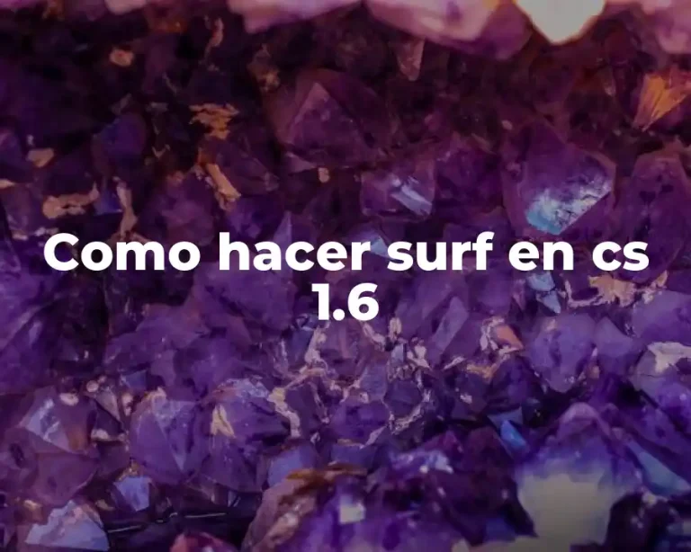 Como hacer surf en cs 1.6