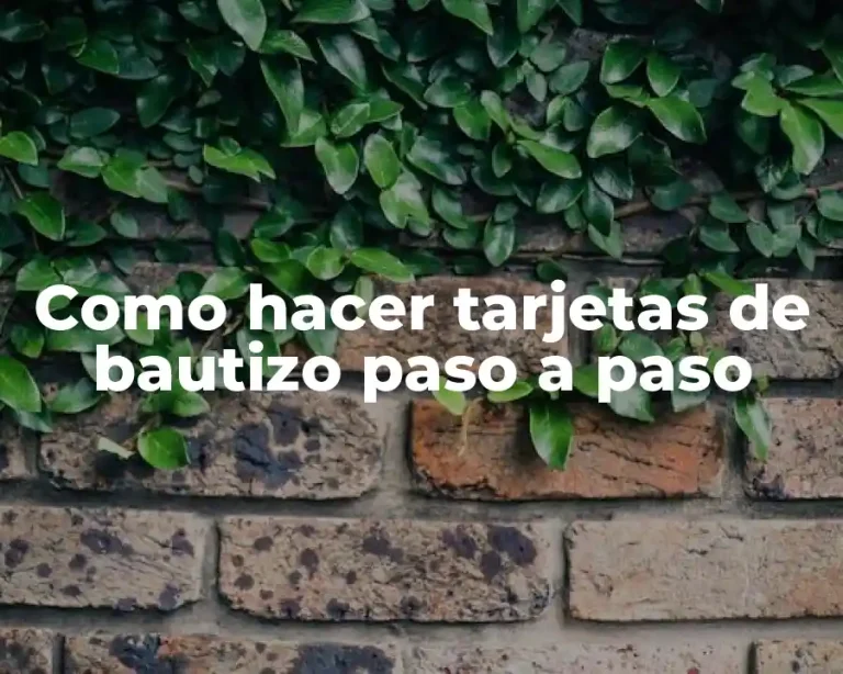 Como hacer tarjetas de bautizo paso a paso