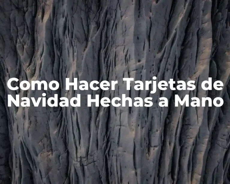 Como Hacer Tarjetas de Navidad Hechas a Mano