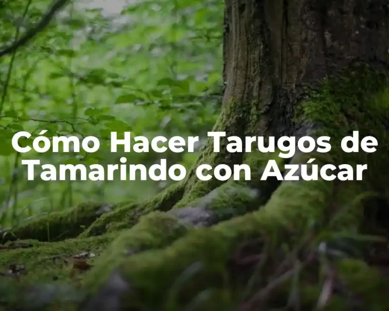 Cómo Hacer Tarugos de Tamarindo con Azúcar