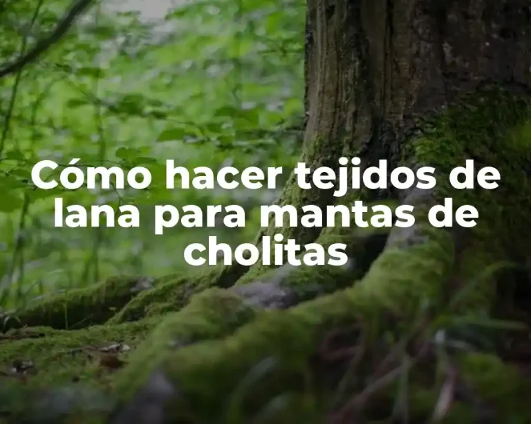 Cómo hacer tejidos de lana para mantas de cholitas