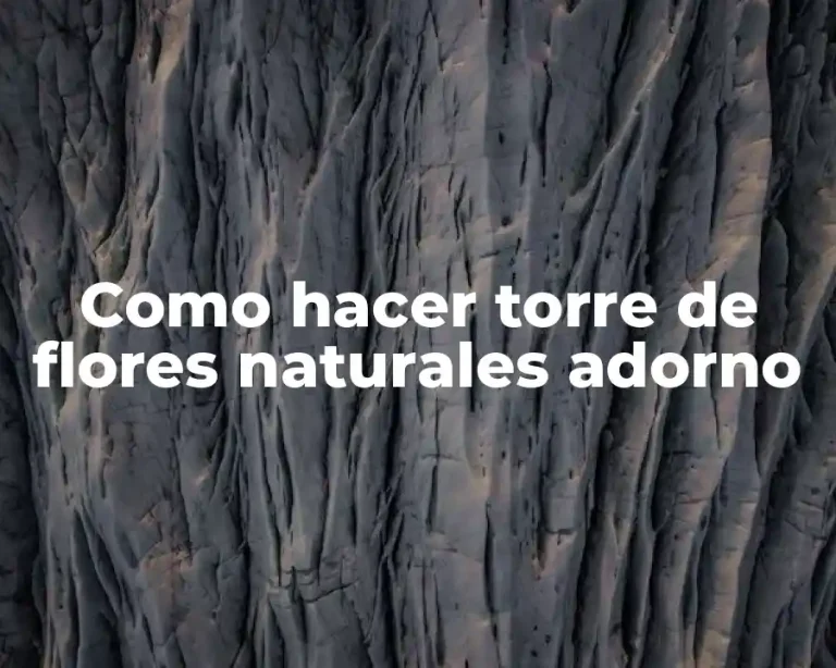 Como hacer torre de flores naturales adorno