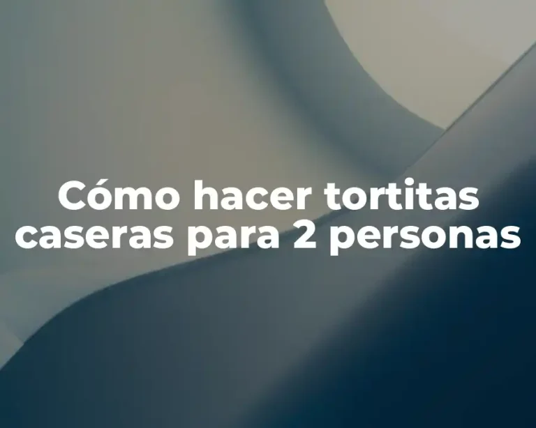 Cómo hacer tortitas caseras para 2 personas