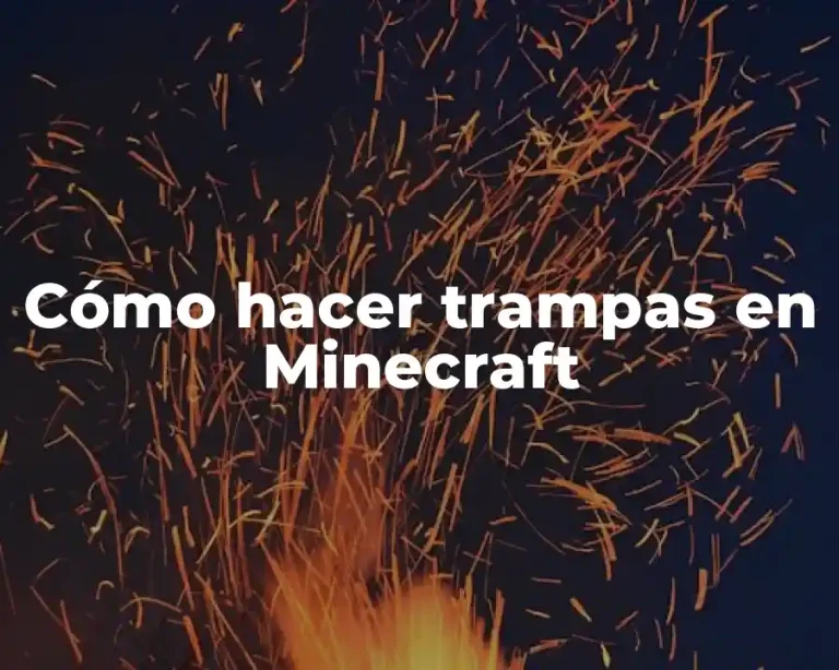 Cómo hacer trampas en Minecraft