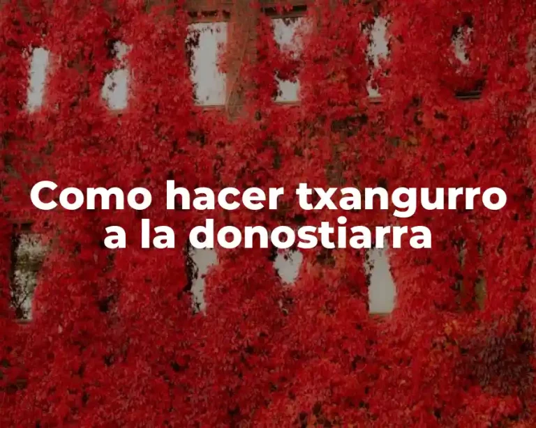 Como hacer txangurro a la donostiarra