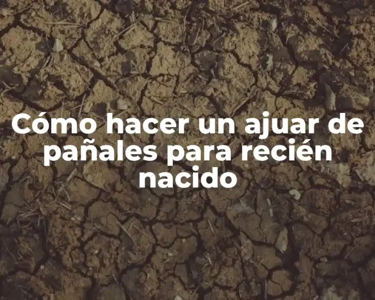 Cómo hacer un ajuar de pañales para recién nacido