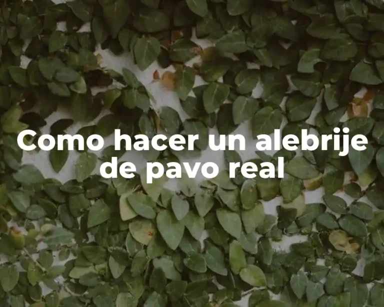 Como hacer un alebrije de pavo real