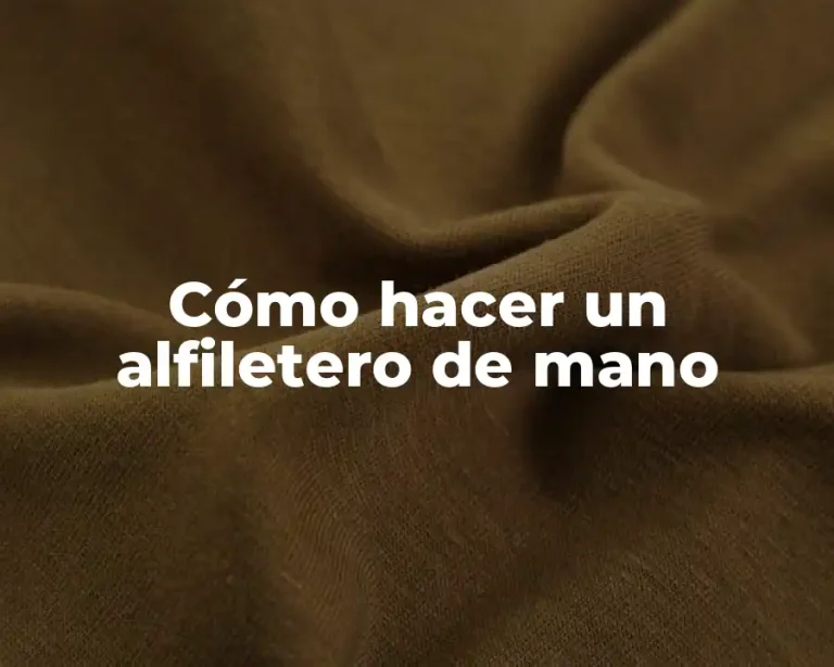 Cómo hacer un alfiletero de mano