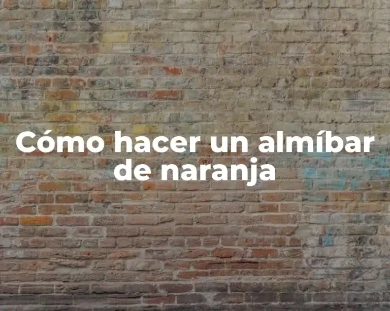 Cómo hacer un almíbar de naranja