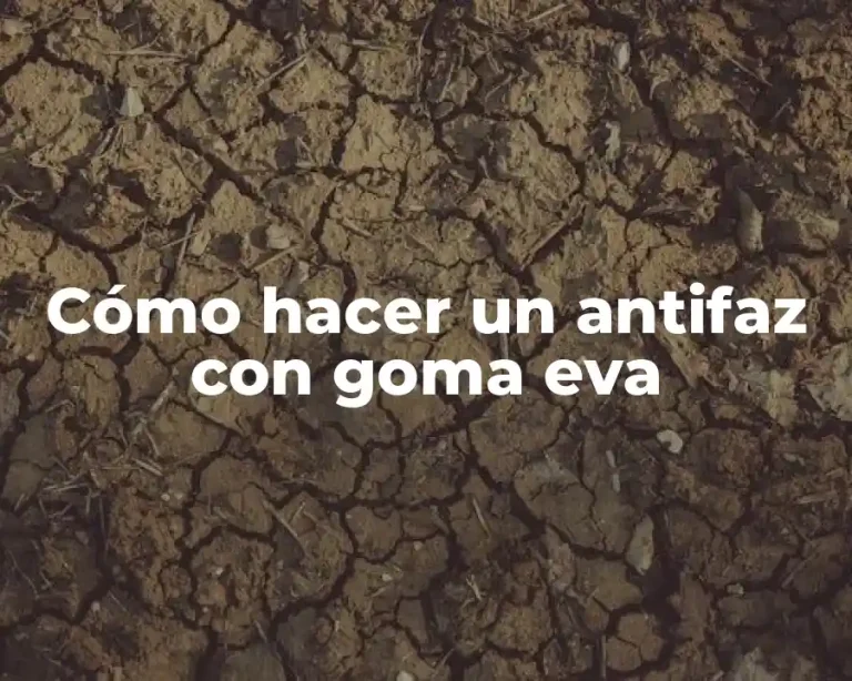 Cómo hacer un antifaz con goma eva