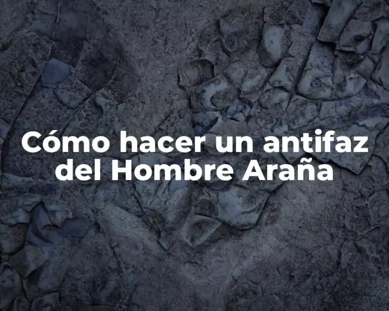 Cómo hacer un antifaz del Hombre Araña