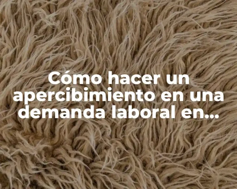 Cómo hacer un apercibimiento en una demanda laboral en Bolivia