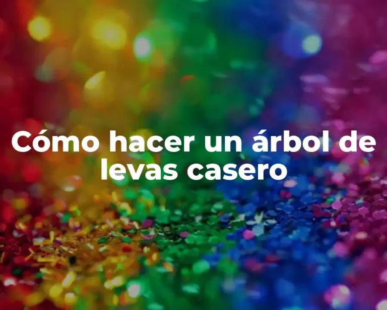 Cómo hacer un árbol de levas casero