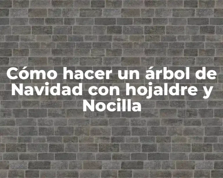 Cómo hacer un árbol de Navidad con hojaldre y Nocilla