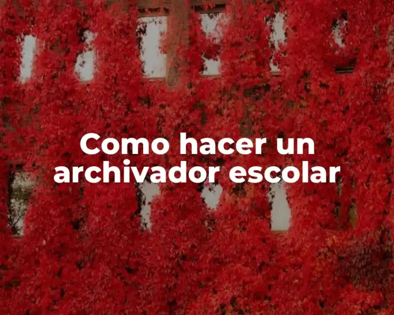 Como hacer un archivador escolar