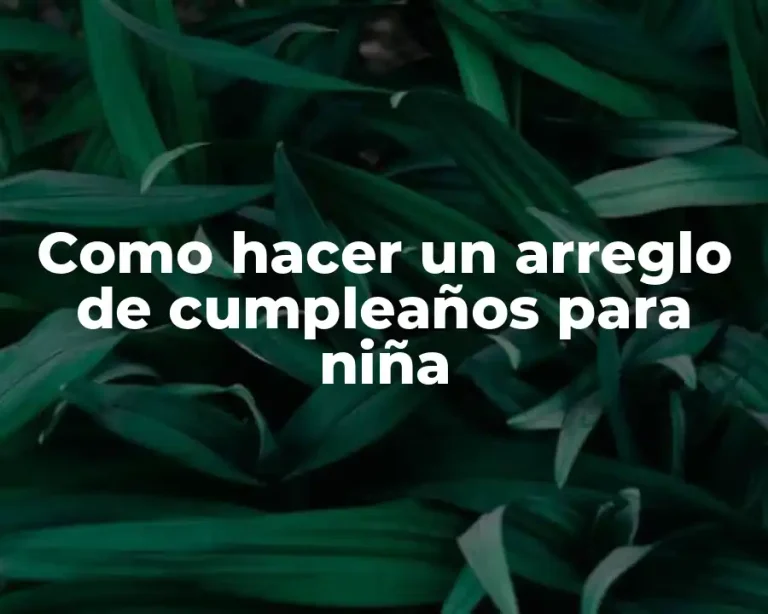 Como hacer un arreglo de cumpleaños para niña