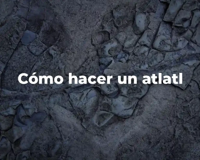 Cómo hacer un atlatl