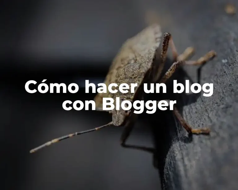 Cómo hacer un blog con Blogger