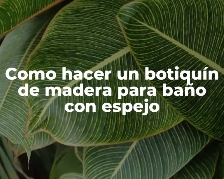 Como hacer un botiquín de madera para baño con espejo