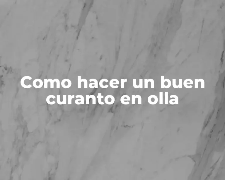 Como hacer un buen curanto en olla