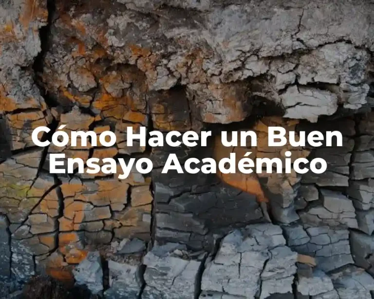 Cómo Hacer un Buen Ensayo Académico