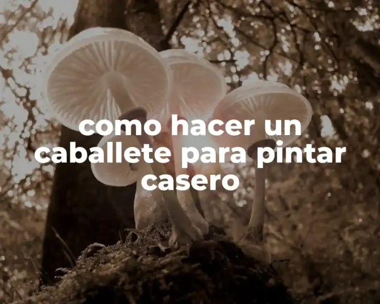 como hacer un caballete para pintar casero