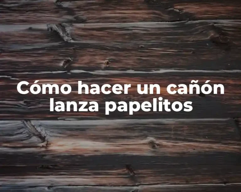 Cómo hacer un cañón lanza papelitos