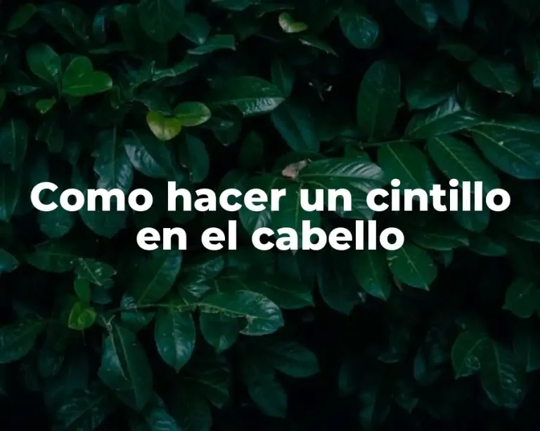 Como hacer un cintillo en el cabello