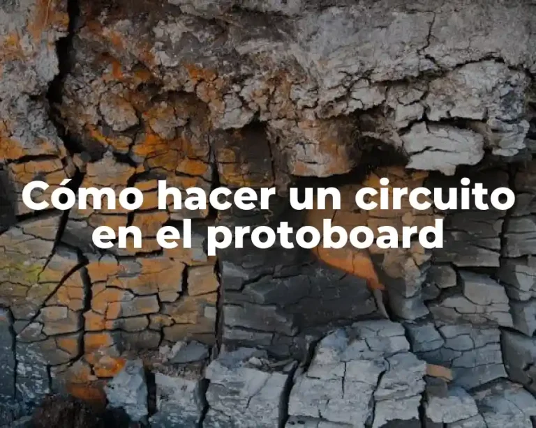 Cómo hacer un circuito en el protoboard