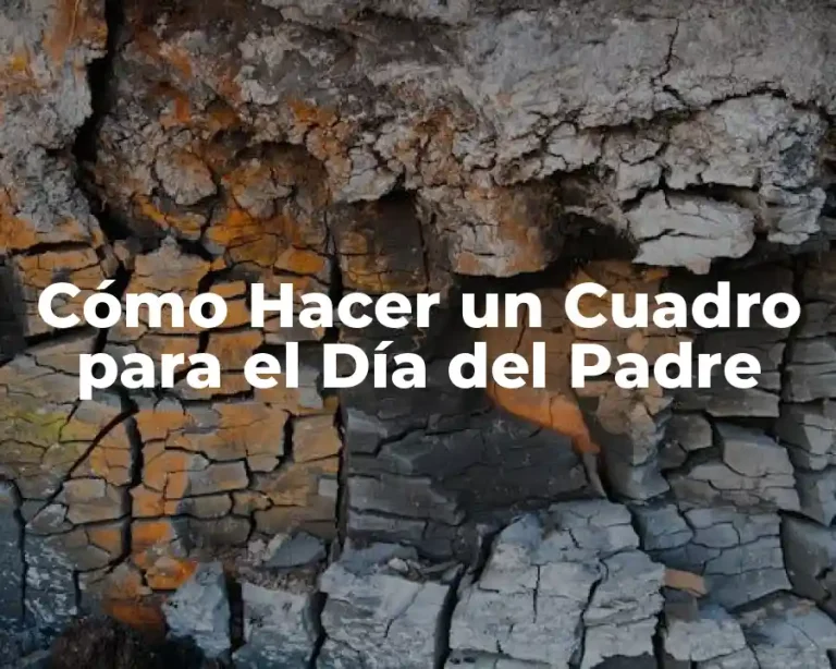 Cómo Hacer un Cuadro para el Día del Padre