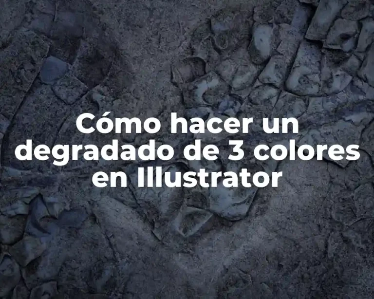 Cómo hacer un degradado de 3 colores en Illustrator