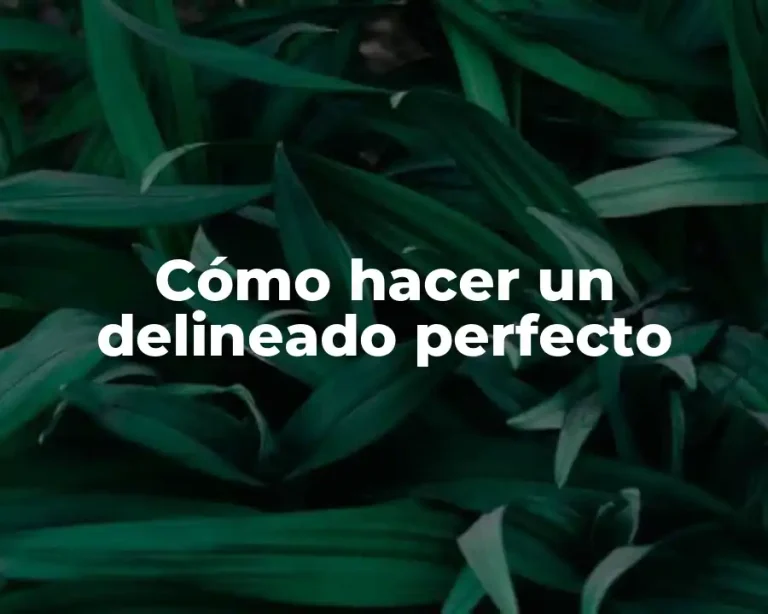 Cómo hacer un delineado perfecto