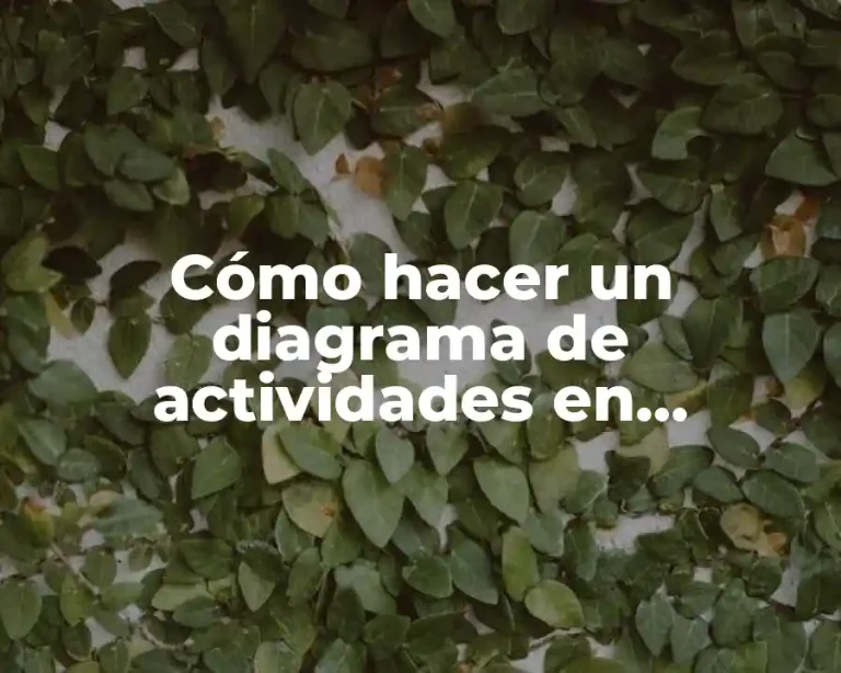 Cómo hacer un diagrama de actividades en Enterprise Architect