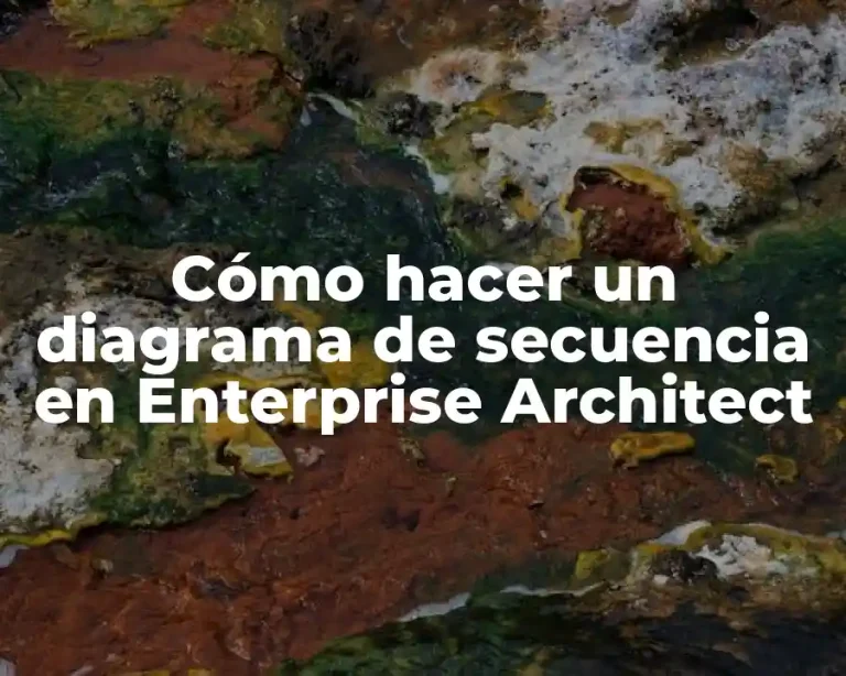 Cómo hacer un diagrama de secuencia en Enterprise Architect