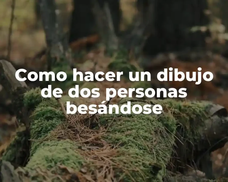 Como hacer un dibujo de dos personas besándose