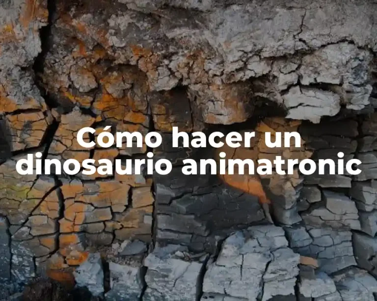 Cómo hacer un dinosaurio animatronic
