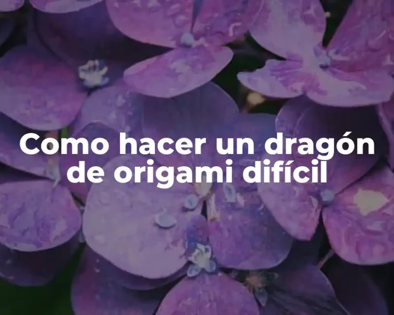 Como hacer un dragón de origami difícil