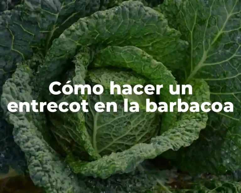 Cómo hacer un entrecot en la barbacoa