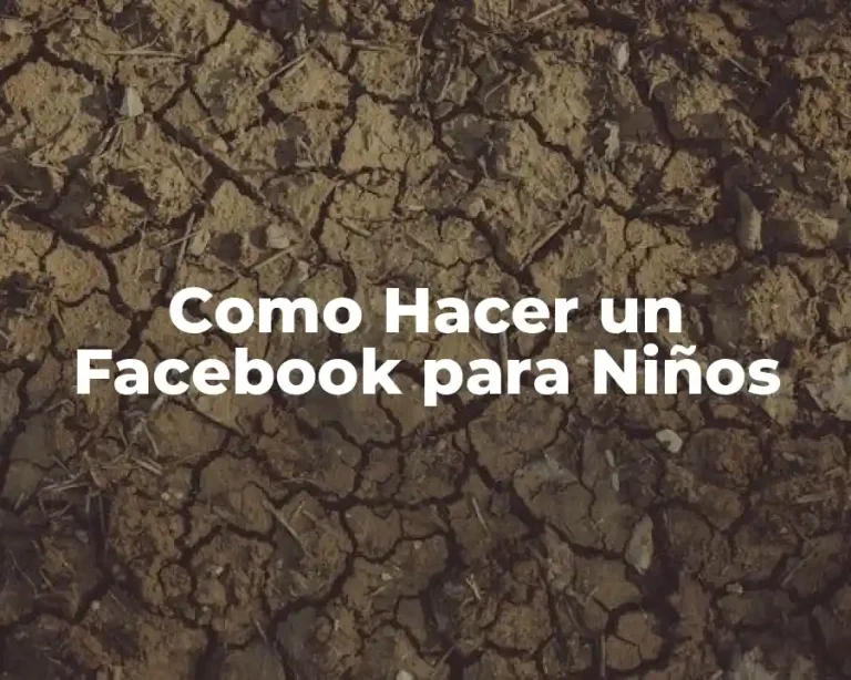 Como Hacer un Facebook para Niños