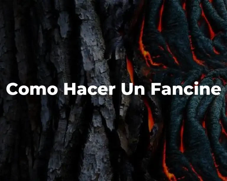 Como Hacer Un Fancine